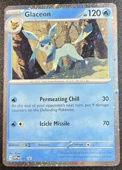 Glaceon 171 Cosmos Holo Black Star Promo Pokemon NM - Image 1