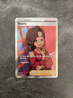 Beauty (Full Art) #181/185 (SWSH: Vivid Voltage) - Pokemon TCG - Ultra Rare-M/NM - Image 1