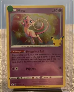 Mew 11/25 - Celebrations Holo - Near Mint - Pokemon TCG 2021 - Image 1