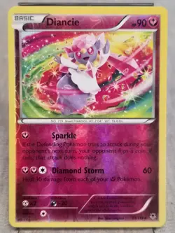 Diancie 71/119 Reverse Holo Rare Pokemon TCG Phantom Forces LP - Image 1