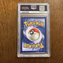 1999 POKEMON BASE SET UNLIMITED #12 NINETALES-HOLO PSA 7 - Image 2