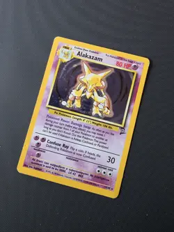 Alakazam Base Set 2 1/130 Holo Vintage Pokemon - Image 2