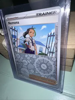 Pokemon - Nemona - 082/091 - Reverse Holo - Paldean Fates - NM/M - Image 3