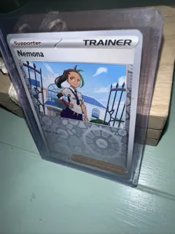Pokemon - Nemona - 082/091 - Reverse Holo - Paldean Fates - NM/M - Image 4