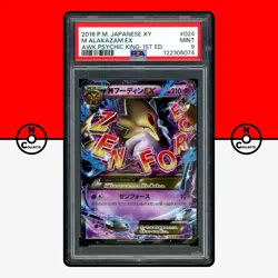 Pokemon PSA 9 M Alakazam EX 024/078 XY10 Awakening Psychic King Mega - Image 1