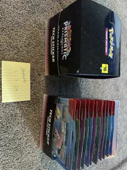 Pokemon TCG Prismatic Evolutions Tech Sticker Collection - Image 1