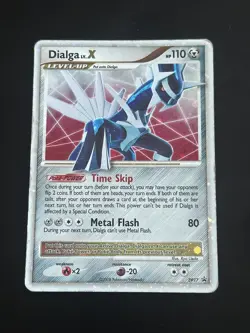 Dialga Lv.X DP17 - Diamond & Pearl Black Star Promo - Pokemon TCG - HP/Damaged - Image 1