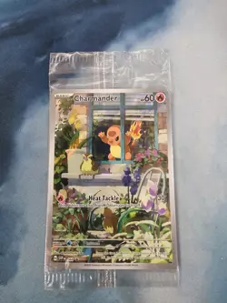 *SEALED Charmander 044 SVP EN Pokemon Obsidian Flames ETB Promo Scarlet & Violet - Image 1