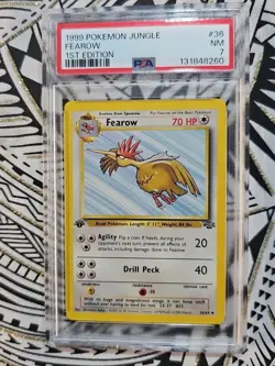 1999 POKEMON VINTAGE JUNGLE DODRIO 1ST EDITION PSA 7 NEAR MINT (260) - Image 1