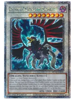 Black-Winged Dragon - MP24-EN028 - Quarter Century Secret Rare YuGiOh - Image 1