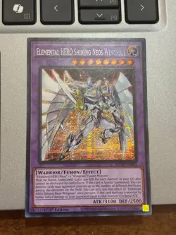 YUGIOH! Elemental HERO Shining Neos Wingman MP24-EN062 Prismatic Secret 1st NM - Image 1