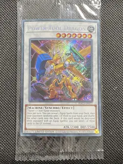 YuGiOh! - Power Tool Dragon HAC1-EN177 Secret Rare Limited Edition New Sealed - Image 1