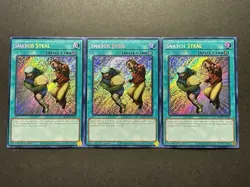3x Snatch Steal | Secret Rares | BLTR-EN096 | NM | 1st Editions | YuGiOh! - Image 1