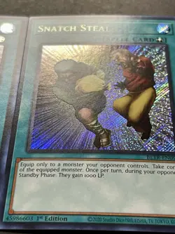 3x Snatch Steal | Secret Rares | BLTR-EN096 | NM | 1st Editions | YuGiOh! - Image 5
