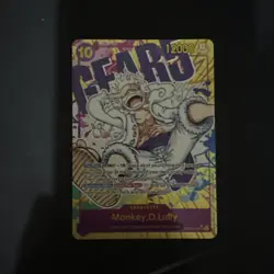 One Piece TCG OP05-119 Monkey D. Luffy Gear 5 Parallel SEC Alt Art English - Image 1