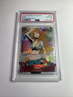 One Piece Nami ST01-007 C Treasure Rare Wings of the Captain, PSA10 - Image 1