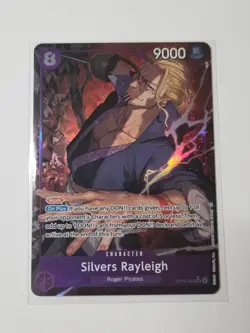 2025 One Piece Carrying On HIs WIll Silvers Rayleigh Alternate Art SR #OP13-066 - Image 1