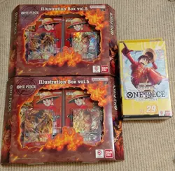 One Piece lot of 2 (Two) Illustration # 5 Boxes And 1 (One) Egghead Starter Pack - Image 2