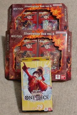 One Piece lot of 2 (Two) Illustration # 5 Boxes And 1 (One) Egghead Starter Pack - Image 4