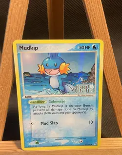 Pokemon Card Mudkip 57/100 EX Crystal Guardians Reverse Holo STAMPED- LP+ - Image 1