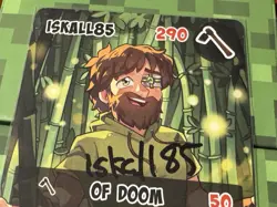 Hermitcraft TCG Alter Ego - Rare SIGNED Iskall85 Card - Comes In CREO Sleeve - Image 2
