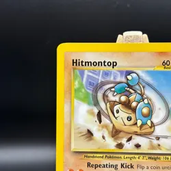 Hitmontop #37 Black Star Promo WOTC Pokemon Card LP+ Condition 37/53 - Image 3