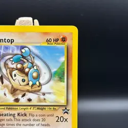 Hitmontop #37 Black Star Promo WOTC Pokemon Card LP+ Condition 37/53 - Image 4
