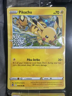 PIKACHU Pokemon Lot of 9 CARDS (2 are SEALED PROMOS - Image 2