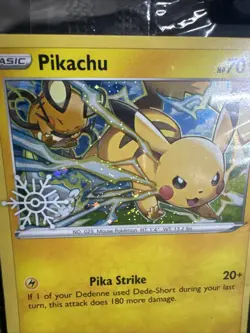PIKACHU Pokemon Lot of 9 CARDS (2 are SEALED PROMOS - Image 3