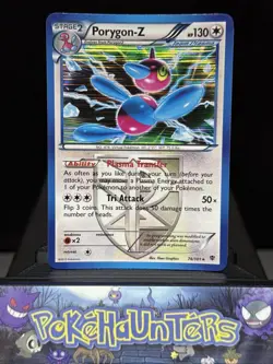 Pokemon Card Porygon-Z 74/101 Black & White Plasma Blast Holo Rare Light Play - Image 1