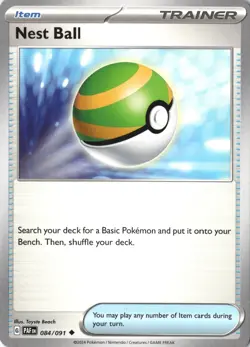 4x Nest Ball PLAYSET PAF/SVI Trainer Cards x4 NM Pokemon TCG FAST SHIPPING - Image 2