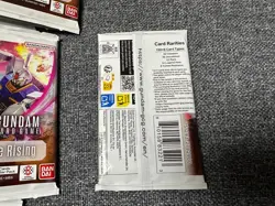 23x Gundam Card Game Newtype Rising GD-01 Booster Packs & Box FREE UK P+P - Image 4