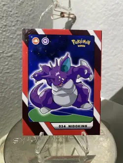 Nidoking 034 Pokemon Kanto Trading Card Collection - Full House 2025 - Image 1