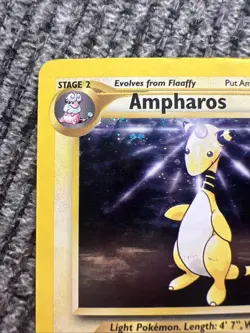 Ampharos Neo Genesis Holo Pokemon TCG Card 1/111 Vintage Holographic🔥🔥🔥 - Image 4