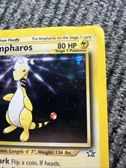 Ampharos Neo Genesis Holo Pokemon TCG Card 1/111 Vintage Holographic🔥🔥🔥 - Image 5
