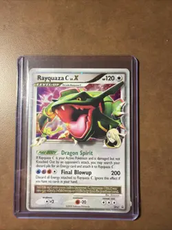 Rayquaza C Lv.X DP47 2009 Black Star Promo Diamond & Pearl Holo Pokemon Card LP - Image 1