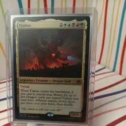 Magic the Gathering Tiamat Mythic Card 235/281 the List Reprints - NM - Image 1