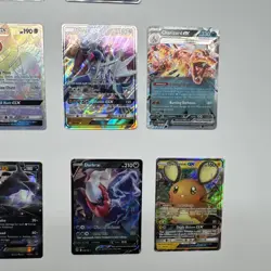 Pokemon Cards Lot of 10 (Full Art Holo, V Promo, EX, GX, Trainers) Near Mint NM - Image 3