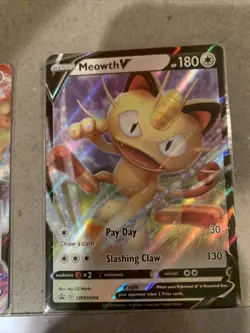 Pokemon Meowth VMAX + Meowth V + Meowth VMAX Jumbo Bundle MINT/NM Cards! - Image 4