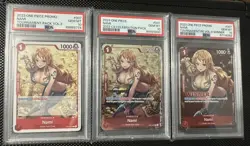 Nami Tournament Vol. 3 ST01-007 One Piece ,Celebration Card, And Tp3 Win Psa10 - Image 1