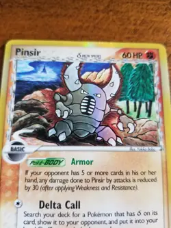 PINSIR 9/101 Reverse Holo Rare EX Dragon Frontiers Pokemon Card Light Play - Image 2