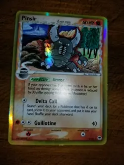 PINSIR 9/101 Reverse Holo Rare EX Dragon Frontiers Pokemon Card Light Play - Image 3