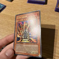 Lava Golem ioc-se4 Limited Edition Mod Play Ultra Rare Vintage Yu-Gi-Oh! Card - Image 3