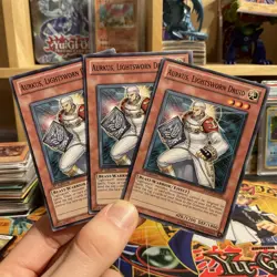 3X RYMP-EN105 Aurkus, Lightsworn Druid Yu-Gi-Oh Card 1st Edition NM Playset - Image 1