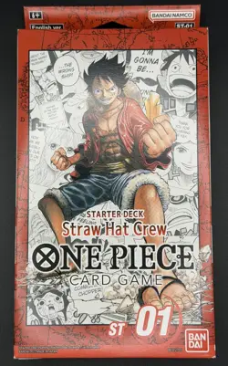 One Piece TCG Card Game Starter Deck ST-01 Straw Hat Crew Brand New Sealed - Image 1