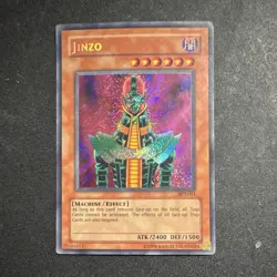 Konami Yu-Gi-Oh! Jinzo Effect Machine BPT-011 Holo Card HP - Image 1