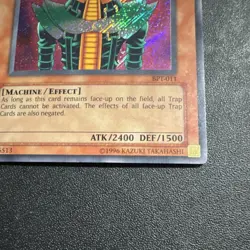 Konami Yu-Gi-Oh! Jinzo Effect Machine BPT-011 Holo Card HP - Image 2