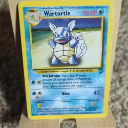 LOT OF 4 POKEMON Cards Wartortle Blaine's Charmander Bularsaur Squirtle Baseset2 - Image 2