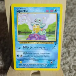 LOT OF 4 POKEMON Cards Wartortle Blaine's Charmander Bularsaur Squirtle Baseset2 - Image 3