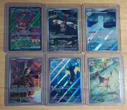 Pokemon Full Art Lot 6 Cards Total Near Mint Condition - Image 1